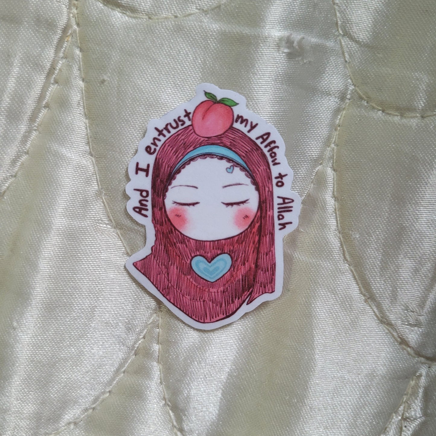 "And I entrust my affair to Allah" - Peach Jabi