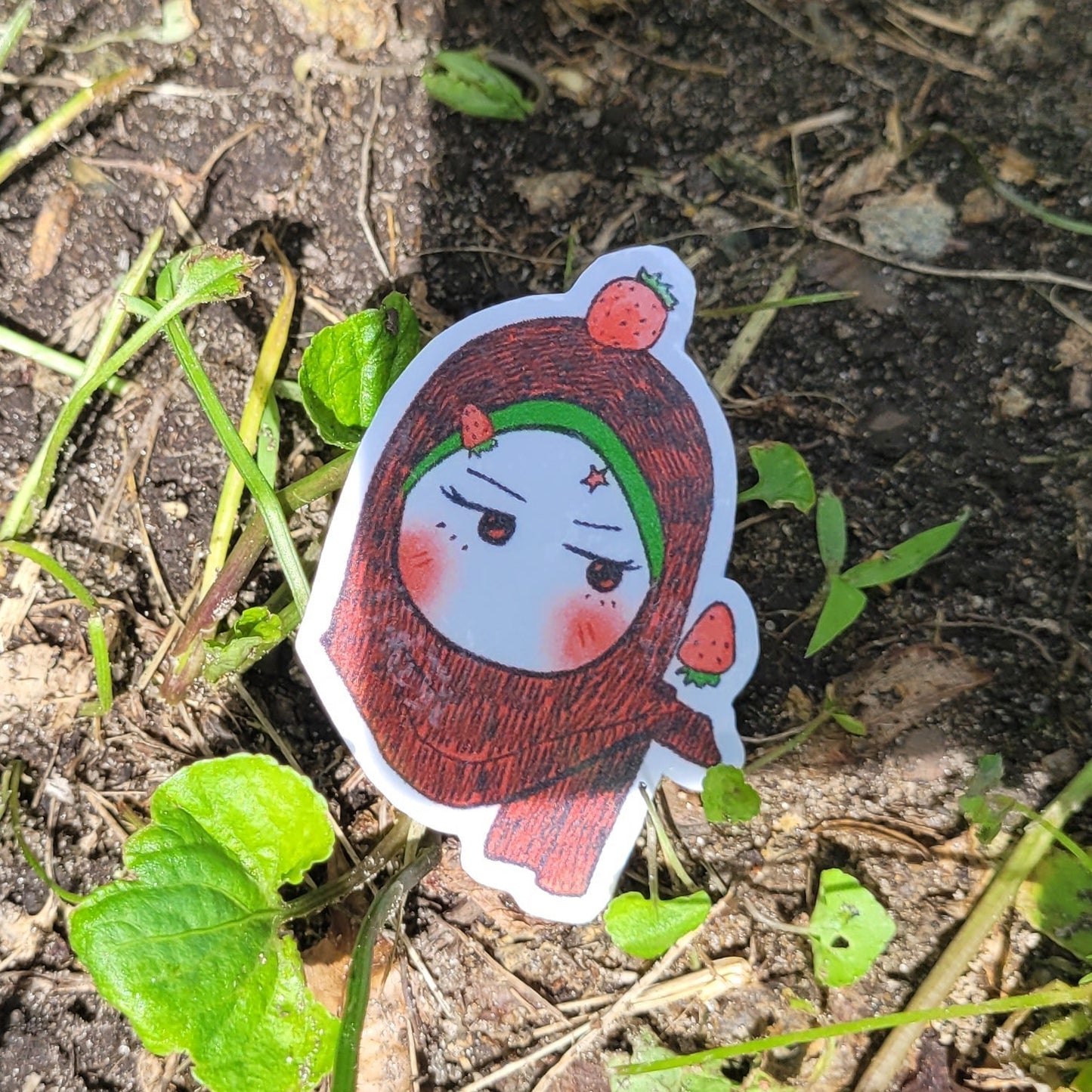 Sticker - Unbothered Strawberry jabi